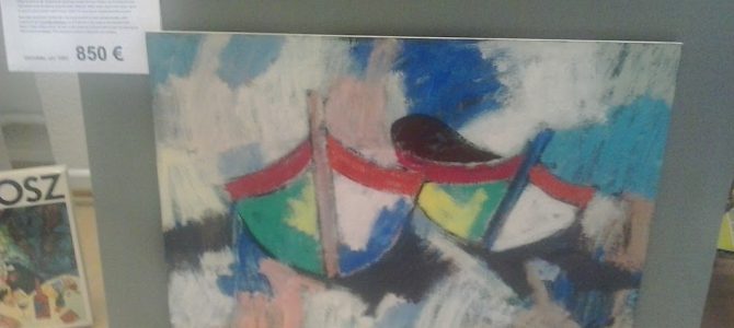 Gemälde „2 Fischerboote“ von Arrigo Wittler