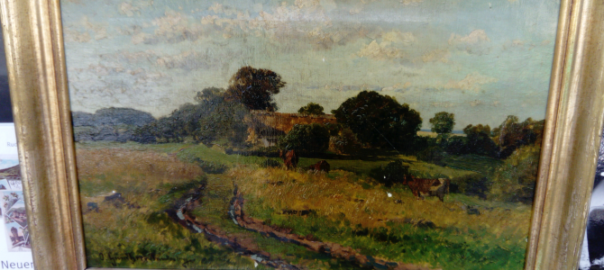 Landschaftsgemälde von Prof. Otto Günther- Naumburg (1856 – 1941)